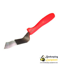 Uncapping fork stainless red