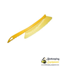 Beekeeper's brush large yellow bristles