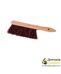 Beekeeper's brush small brown made of horse hair