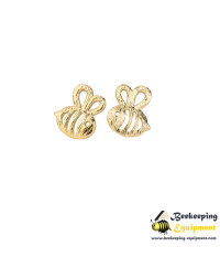 Gold bee necklace