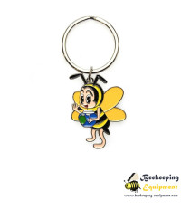 Keychain bee with jar