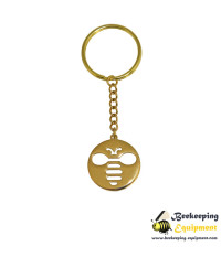 Gold bee keychain