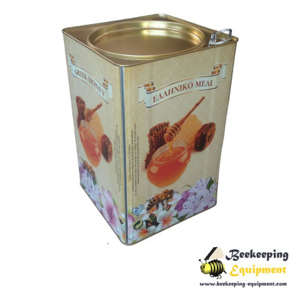 Tin honey lacquered 28 kgr