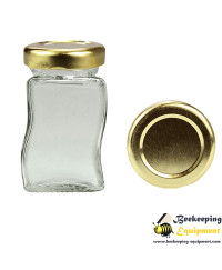 Glass jar Zig Zag 106 ml 